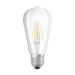 Ledvance Classic LED E27 Edison Filamento Chiara 5.8W 806lm - 927 Bianco Molto Caldo | Miglior Resa Cromatica - Dimmerabile - Sostitutiva 60W