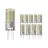 Confezione Multipack 10x Noxion Bolt LED Capsule G9 4.8W 600lm - 827 Bianco Molto Caldo | Sostitutiva 50W