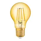 Osram Vintage 1906 LED E27 Pera Filamento Oro 4W 410lm - 824 Bianco Molto Caldo | Sostitutiva 40W