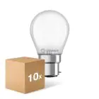 Confezione Multipack 10x Ledvance Classic LED B22d Pera Ghiaccio 4W 470lm - 827 Bianco Molto Caldo | Sostitutiva 40W