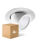 Confezione Multipack 4x Noxion Downlight LED Forza Bianca 35W 3100lm 36D - 940 Bianco Freddo | 168mm - Miglior Resa Cromatica